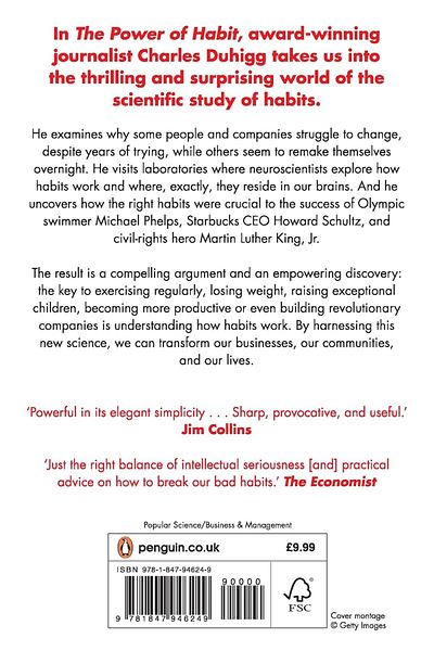 Penguin Books The Power Of Habit: Why We Do What We Do, And How To Change