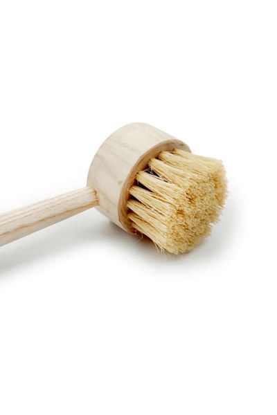 Mirilliahome Organic Natural Wooden Brush - Long Handle, Sink and Dish Brush, Decorative Brush