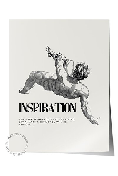 Postifull Çerçevesiz Poster Tablo, Duvar Posteri, Sanatsal Hd Baskı, Siyah Be...