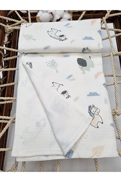 Yada Baby بطانية موسلين للأطفال - طبقة مزدوجة من نسيج القطن العضوي