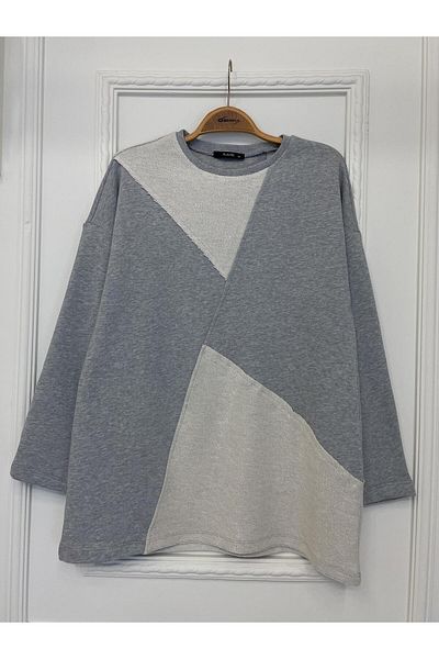 Plistre 2228_sewing Λεπτομερές σετ φόρμας υπερμεγέθης Hijab