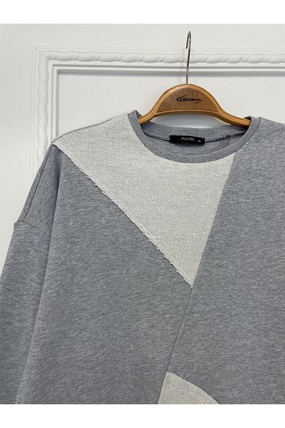 Plistre 2228_sewing Λεπτομερές σετ φόρμας υπερμεγέθης Hijab