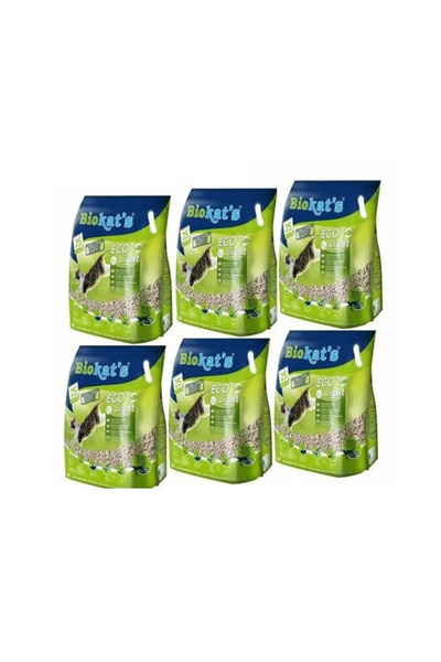 Biokats Biokat's Eco Light Pelet Kedi Kumu 6 x 5 L