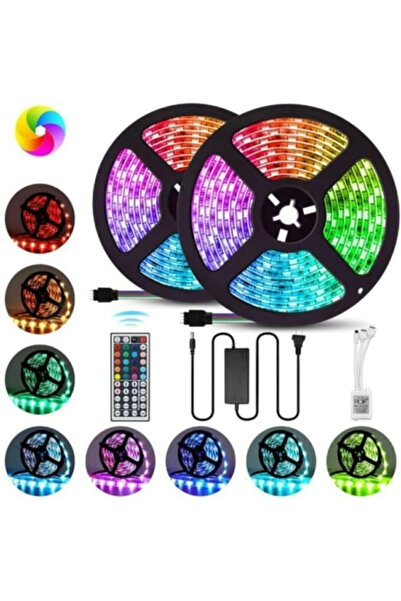 İBOVİA 16 Renkli Kumandalı Rgb Ledli Gaming Romantik Ev Ofis Cafe Döşenebilir...