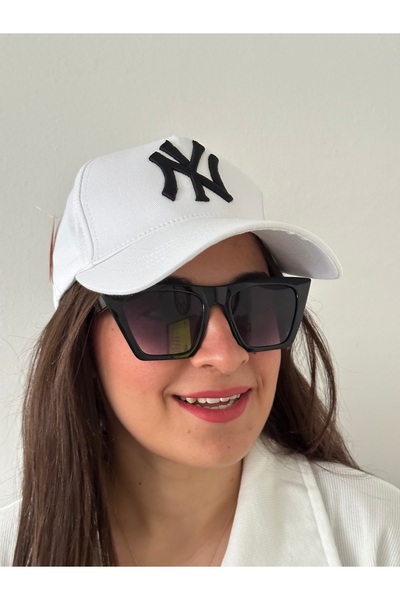 BY SCK Ny New York Şapka Unisex Siyah Şapka