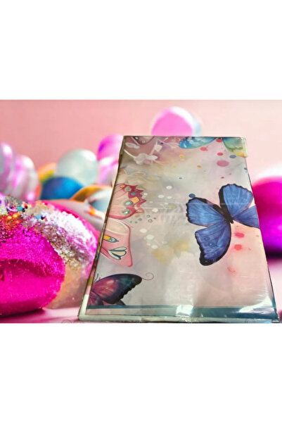 MFM مفرش طاولة بلاستيك - فراشة