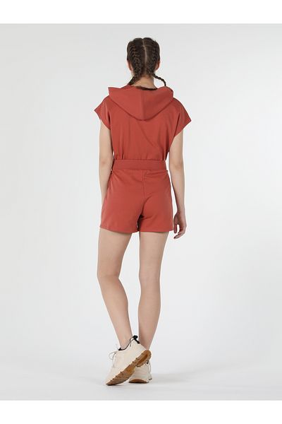 Colin's Orange Regular Fit Women's Shorts - Cl 1058192