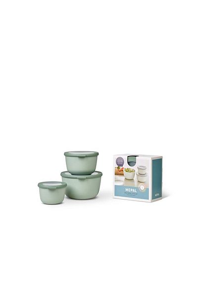 Mepal Set Cirqula Round 3 Piece Storage Container