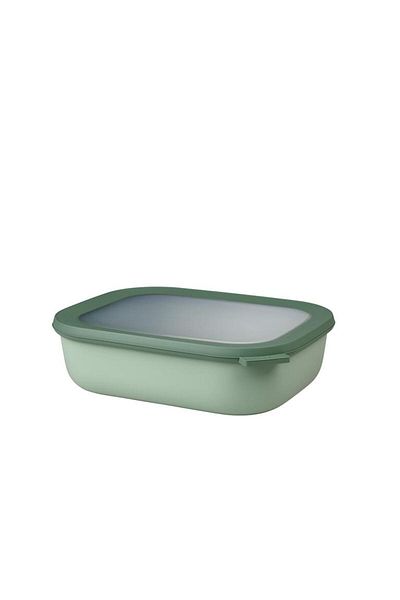 Mepal Multi Bowl Cirqula Rectangular Water Green Food Bowl 2000 ml