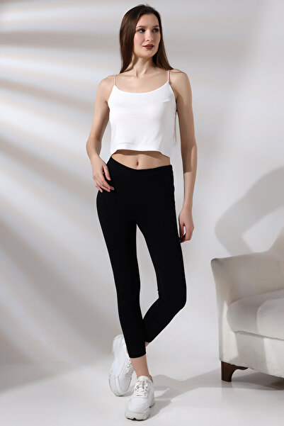 Endies Colanți compacte din bumbace Lycra pentru încheietura mâinii 20514 Negru