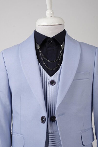 Doctor junior Costum cu dungi pentru băiat, trei piese