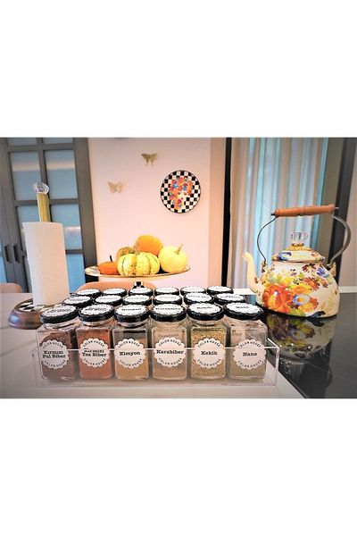 color house Countertop and Cabinet Interior 32x16x4 Cm Tray Model Plexiglass Organizer (EXCLUDES JARS)