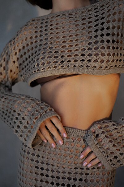 BOHEMAİ Santa Beige Crop