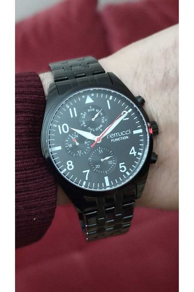 Ferrucci Steel Case Men's Wristwatch Function 2025