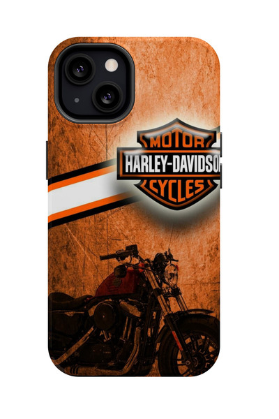 izzytech حافظة هاتف مصممة لهاتف آيفون 13 برو، هارلي ديفيدسون سيليكون مضادة لل...