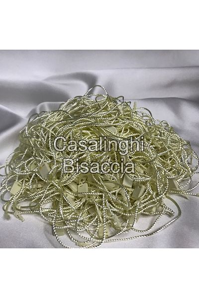 bisaccia Locking Rope with Color Options Dark Cream Tag Rope Colored Hanging Rope - 100 Pieces