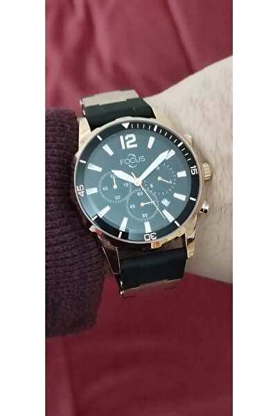 Focus Silicone Band Men Wristwatch with Function 1686