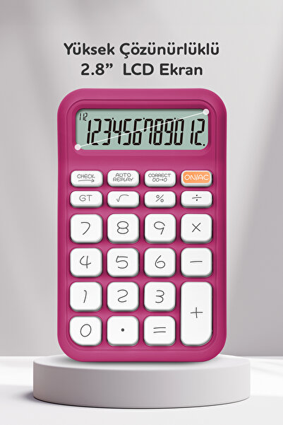 Daxi X-150 FUŞYA 12 HANELİ KÜÇÜK BOY HESAP MAKİNESİ