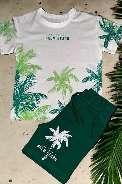 LEON CLUB BOY'S SHORTS TEE SET