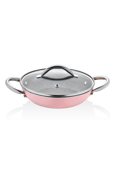 NETLON J140 Granite 6 Piece Pan Set Pink