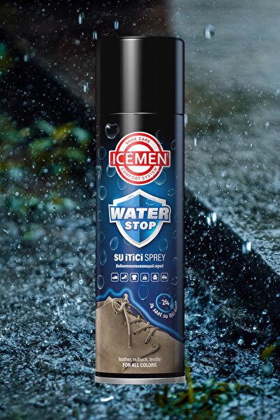 Icemen Su İtici Ayakkabı Bakım Spreyi Ayakkabı, Deri Ve Tekstil Ürünleri Bakı...