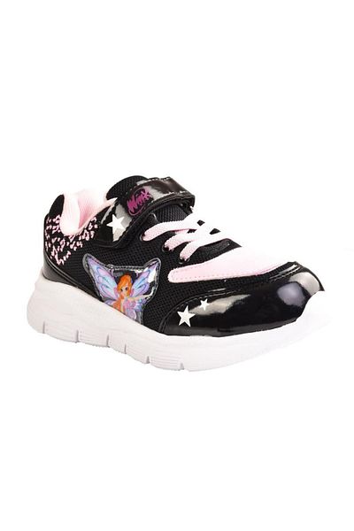 winx Girl's Black Sneakers / Ellaboni Anatomical Sole Black School Shoes