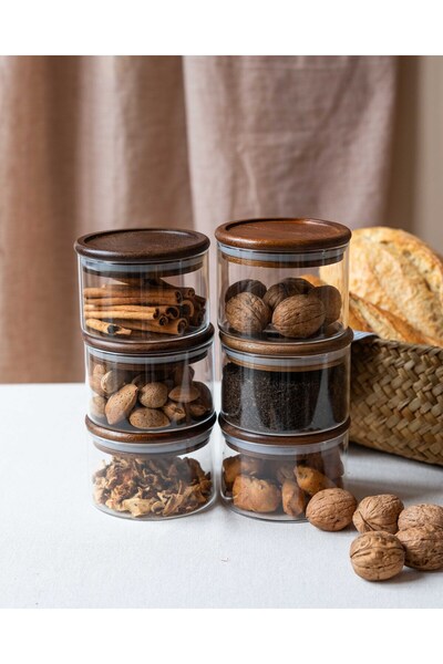 KaiHome Akasya 6-Piece Breakfast Set with Vacuum Lid/Storage Container