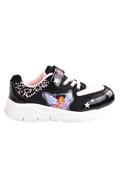 winx Girl's Black Sneakers / Ellaboni Anatomical Sole Black School Shoes