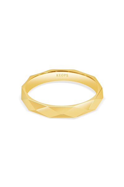Keops Pırlanta Keops Piramit Vintage Altın Alyans Kadın Modeli