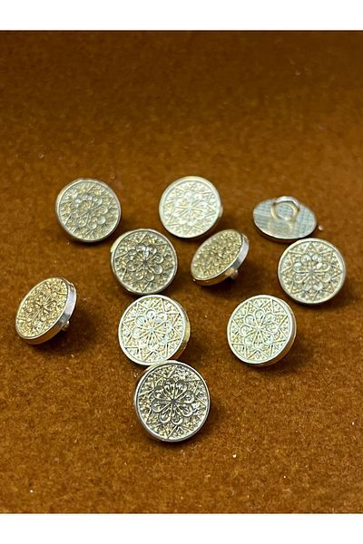 ODDA TASARIM ATÖLYESİ METAL GOLD DETAIL BLUZ-SIZE-DREAM BUTTON