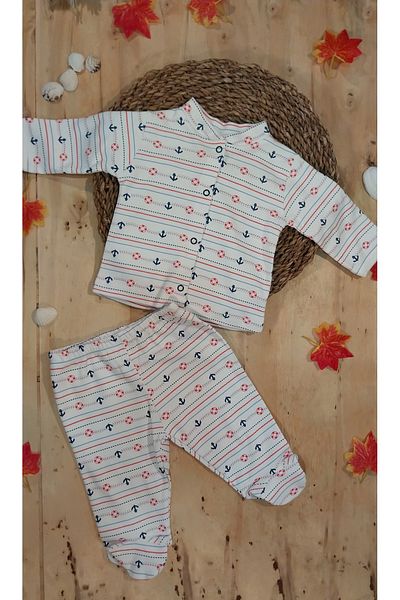 Dodo Anchor Printed Lower and Upper Set for Baby