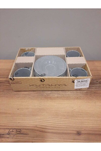 Kütahya Porselen KÜTAHYA PORSELEN KAHVE FİNCAN TAKIMI 8 PARÇA 4 KİŞİLİK ADLER