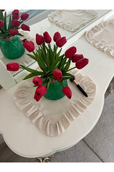 Blue Atelier Fırfırlı Runner Çok Amaçlı Örtü (1 Adet)