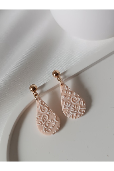 La fee aksesuar تصميم مخصص مسحوق ملون محكم بوليمر كلاي أقراط