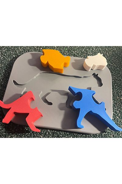 Giftbox3d Puzzle with Cat Figure for Kids - 175x130x10mm