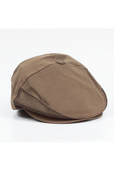 LEAN CAP Khaki Men's Cap - Cotton, Breathable, Summer Mesh