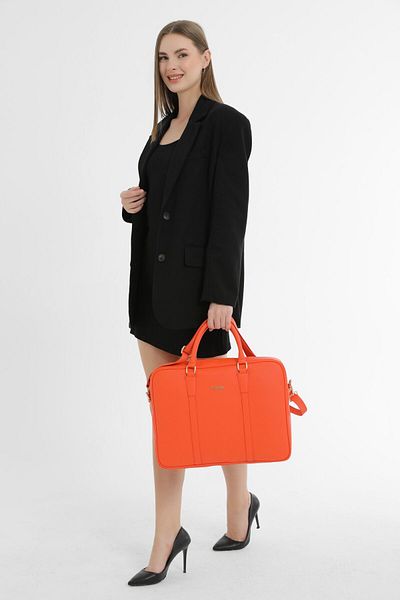 Fossil women's leather laptop bag on sale