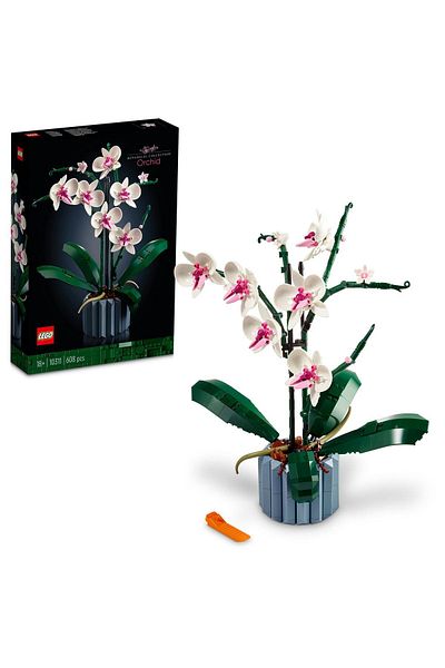 LEGO ®   مجموعة بناء نبات الأوركيد الاصطناعي من بوتانيكالز 10311 للبالغين (608 قطعة)