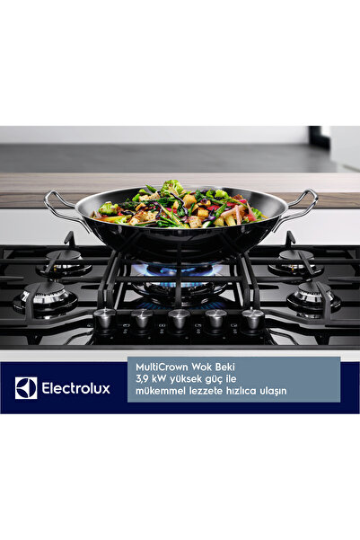 Electrolux Kgg75362k 75 Cm Siyah Cam Ankastre Ocak