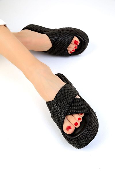 SOHO Black Women's Slipper 19209