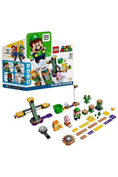 LEGO ® Super Mario™ Luigi ile Maceraya Başlangıç Seti 71387 - Çocuklar için Yapım Seti (280 Parça)