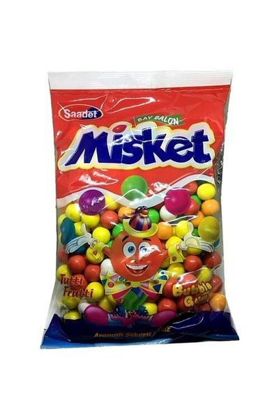 SAADET Tutti Frutti Flavored Bubble Gum / Vending Gum 1 Kg (222 PCS)