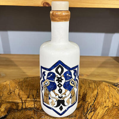 Çini Evi زجاجة سلجوق منقوشة بزيت الزيتون