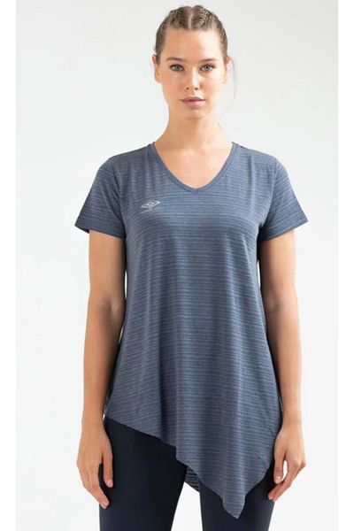 UMBRO Vf-0081 Cross T-shirt Women's T-shirt Navy Blue