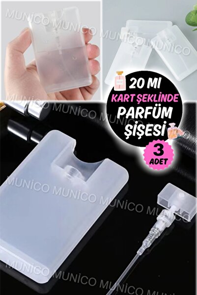 Munico 3 Adet Kart Şeklinde Seyahat Taşınabilir Mini Doldurulabilir Atomizer ...