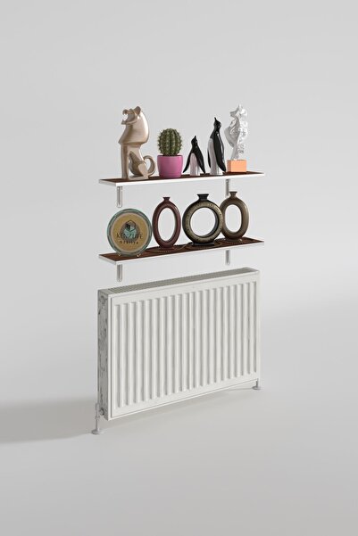 Kenzlife Petek Üstü Raf Dresuar Golden Boy Cvz 110*24 İkili Kitaplık Duvar Rafı 110 Cm Uzunluk