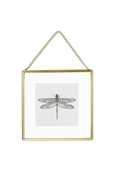 MEGStore.TR Dekoratif Zincirli Lerboda 16x16 Cm Metal Duvar Ve Masa Çerçevesi...