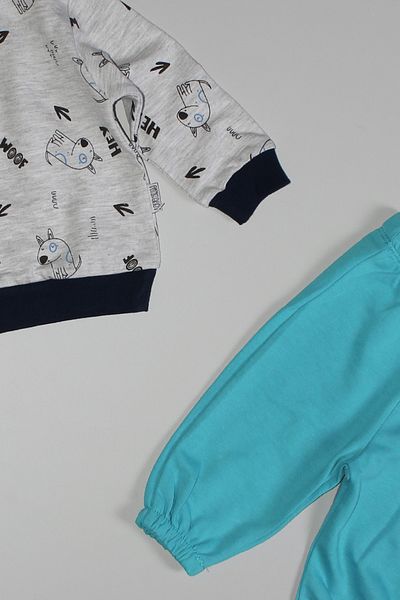 Peki Baby Buy 5 Pay 4 Newborn Children Boy Cotton Without Sardon Narrow Mold Puppy Printed Set 2 Pieces 14666
