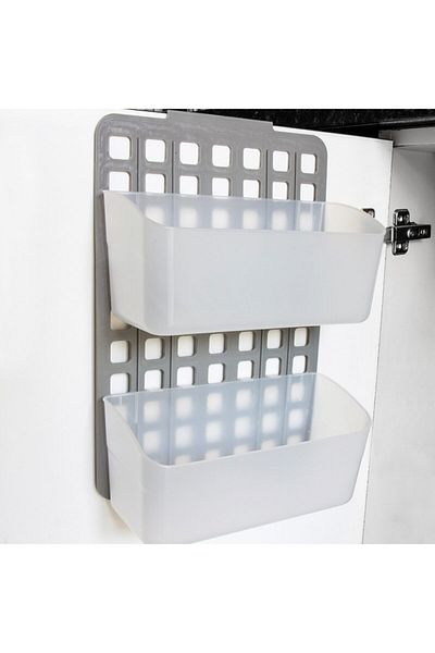 DEMET PLASTİK Decobella Level Adjustable Organizer με 2 ευρύχωρα διαμερίσματα Fma90005