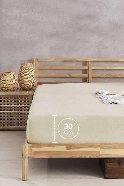 The Berb Cotton Towel Sheet| 4 Side Elastic| Single/Double Elastic Towel Sheet|